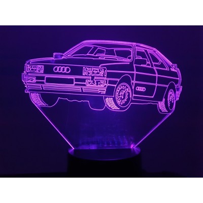 3D LAMP - AUDI QUATTRO -