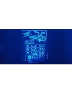 3D LAMP - DELOREAN -