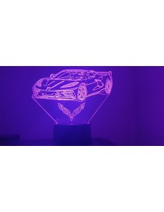 LAMPE 3D - CHEVROLET C8...