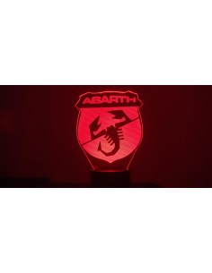 LAMPE 3D - ABARTH (logo) -