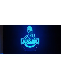 3D LAMP - NISSAN + Girl -