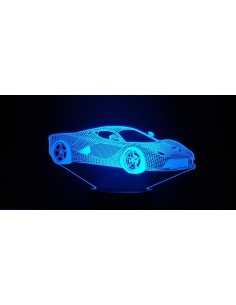 3D LAMPE - LA FERRARI (2) -