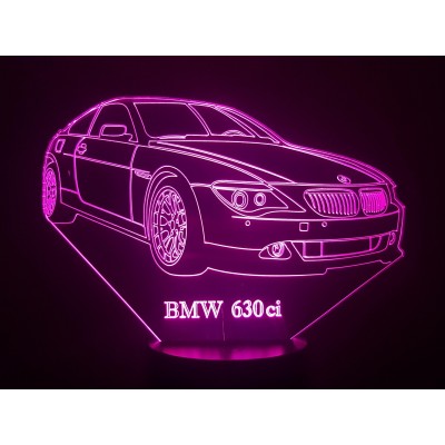 LAMPE 3D - BMW 630ci -