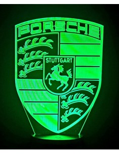 LAMPE 3D - LOGO PORSCHE -
