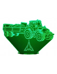 3D LAMP - DEUTZ + remorque -