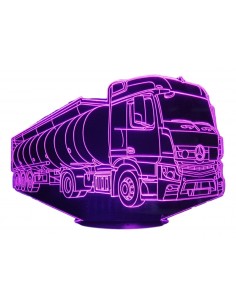LAMPE 3D - MERCEDES citerne -