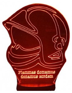 LAMPE 3D - CASQUE POMPIER...