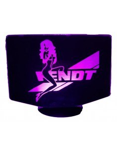 LAMPE 3D - LOGO FENDT + Girl -
