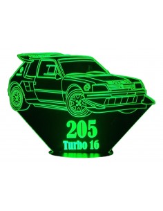 3D LAMP - PEUGEOT 205 Turbo...