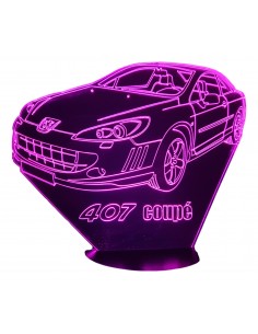LAMPE 3D - PEUGEOT 407 Coupé -