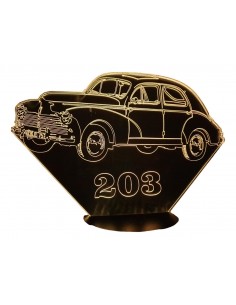 3D LAMPE - PEUGEOT 203 -