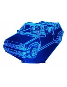 LAMPE 3D - RENAULT R5 GT...