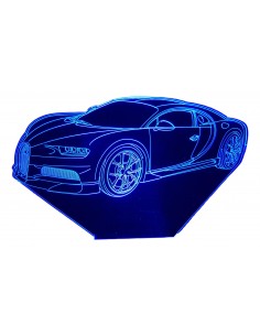 3D LAMPE - BUGATTI CHIRON -