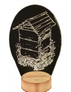 3D LAMP - BEEKEEPER - HONEY...