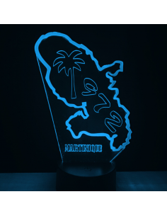 LAMPE 3D - MARTINIQUE -