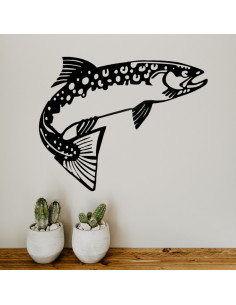 WANDSCHMUCK. Muster: Forelle