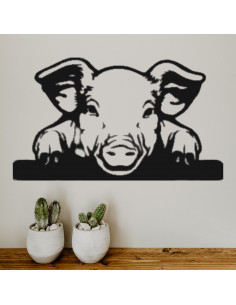 WALL DECORATION. Pattern: PIG