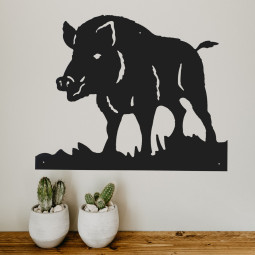 Wall decoration: Boar