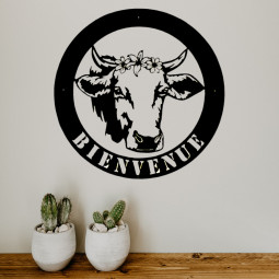 WANDDEKORATION AUS METALL -...