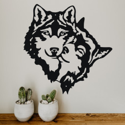 WANDSCHMUCK. Muster: WOLF