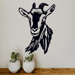 CHEVRE - DECORATION MURALE...