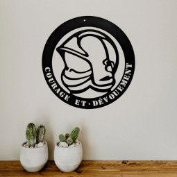 WANDDEKO aus METALL. Motiv:...