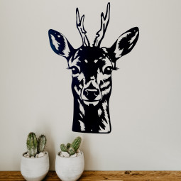 Roe Deer - Metal Wall Decor