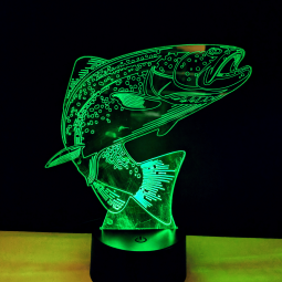 3D LAMP - TROUT -