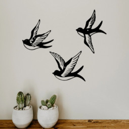 swallows - wall decoration