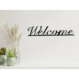 WANDSCHMUCK. Muster: WELCOME