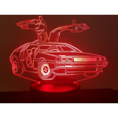 3D LAMP - DELOREAN -