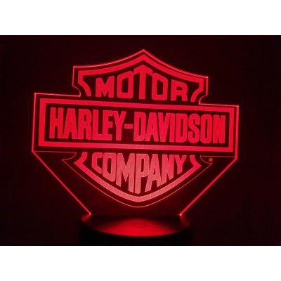 3D LAMPE - LOGO HARLEY...