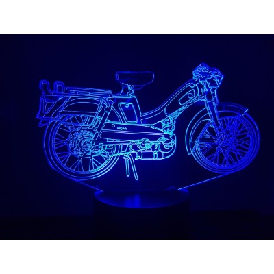 3D LAMPE - MOTOBECANE  Bleue -