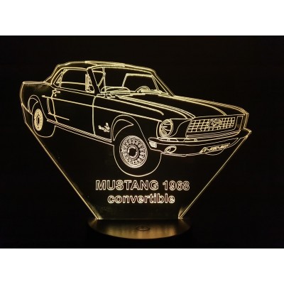 3D LAMP - FORD MUSTANG 68...