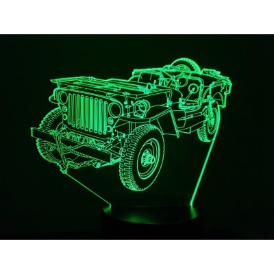 3D LAMP - JEEP WILLYS (2) -