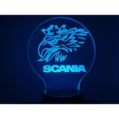 3D LAMP - LOGO  SCANIA -